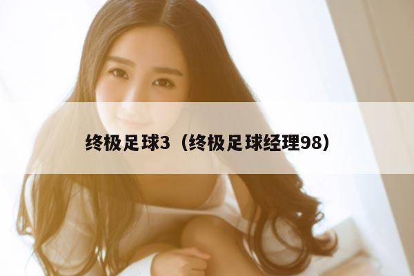 终极足球3（终极足球经理98）
